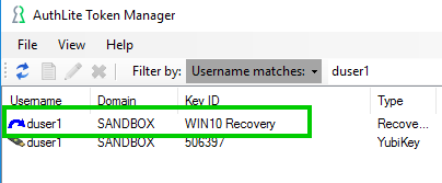 Figure 3: Locate correct workstation record